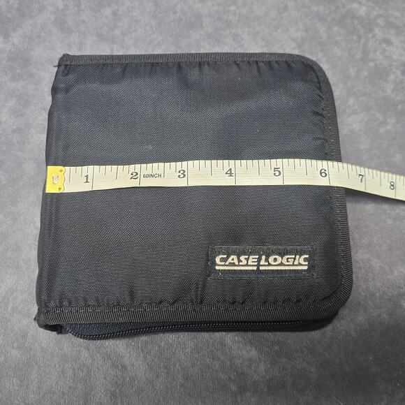 Case Logic Black CD Carrying Case Holds 24 DVD CD Music Movies - Picture 6 of 8